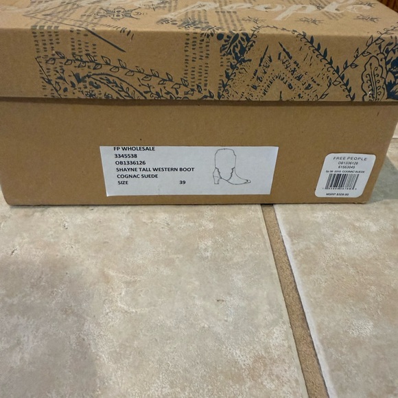 Free People Brown Suede Heeled Boots - Picture 2 of 9